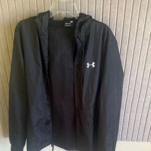 Under Armour Men's Black Windbreaker